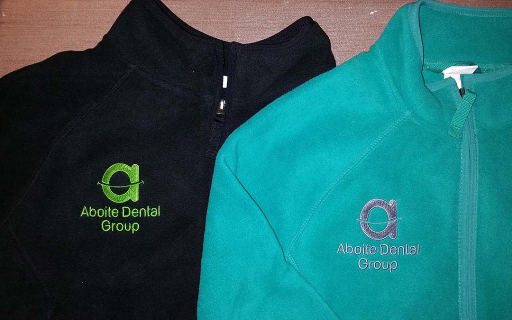 Aboite Dental Group Fleece Jackets with Logo Embroidered