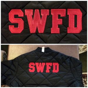 Quilted Jacket with Back Embroidery for SWFD